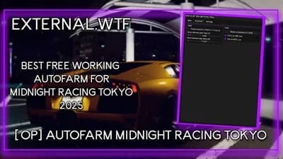 [AUTOFARM] MIDNIGHT RACING TOKYO SCRIPT GUI 2025 thumbnail