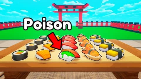 Poison Sushi Challenge !🍣