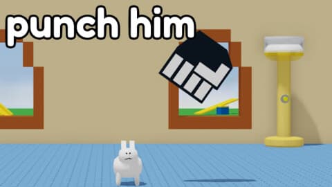 Beat up Gubby in His Own Home