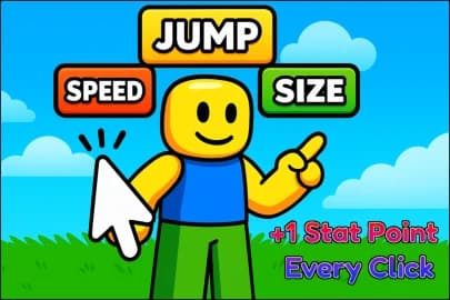 ✨ +1 Stat Point Every Click✨