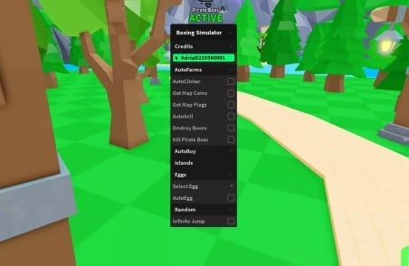 Preview of Boxing SImulator GUI