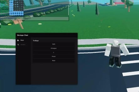 Preview of Shrimps Chat GUI