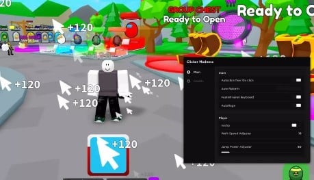 Preview of Sleazys Clicker Madness GUI 