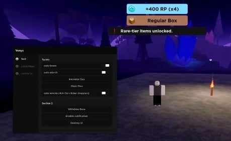 Preview of KFCs Miners Haven GUI 