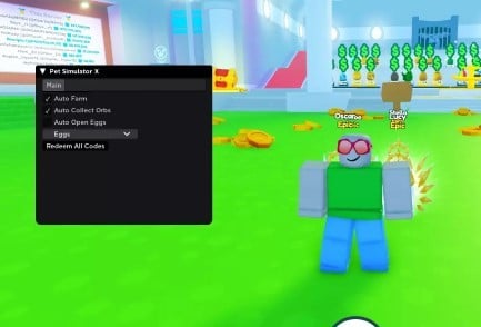 Preview of Maxxs Pet Simulator X GUI 