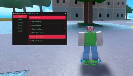 Preview of King Legacy GUI 