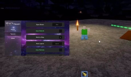 Preview of Adricians Miners Haven GUI 