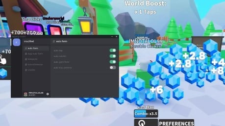 Preview of Tapping Mania GUI 