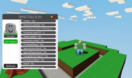 Preview of Islands User Lookup GUI