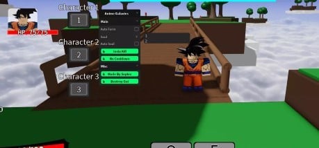 Preview of Anime Galaxies GUI
