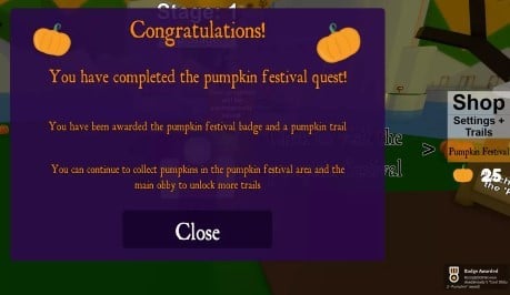 Preview of Cool Obby 2 Instant Finish Halloween Event