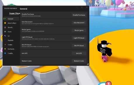Preview of Super Slayers GUI 