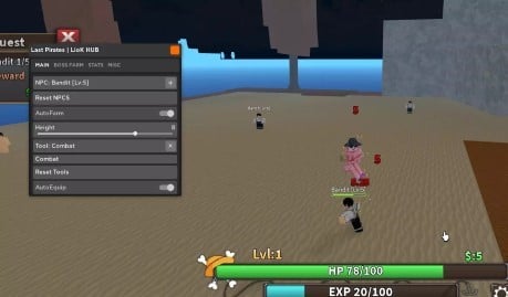 Preview of Last Pirates GUI - Liok Hub