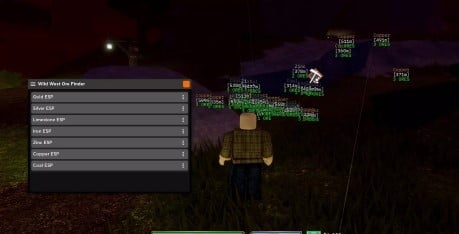 Preview of Wild West Ore ESP GUI