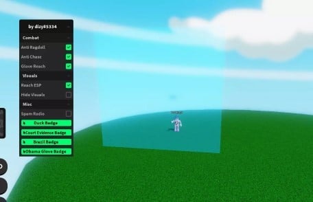 Preview of NoobieYeaMans Slap Battles GUI