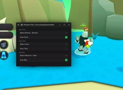 Preview of Anime Training Simulator GUI - Phantom Hub