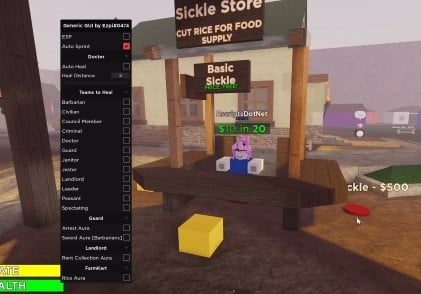 Preview of generic roleplay gaem GUI