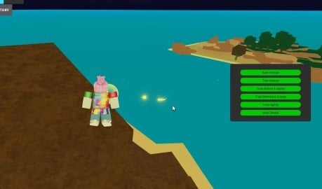 Preview of Dragon Ball Rage GUI 
