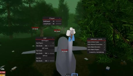 Preview of Unknown Lands GUI