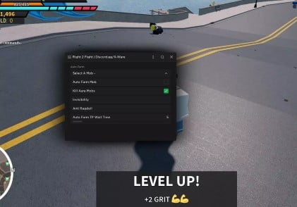 Preview of Sensei Joshies Right 2 Fight GUI