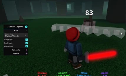 Preview of Insane Critical Legends GUI [OPEN SOURCE]