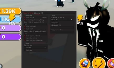 Preview of Super Clicker Simulator GUI | Auto Click, Upgrade & MORE