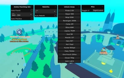 Preview of Anime Punching Simulator | GUI