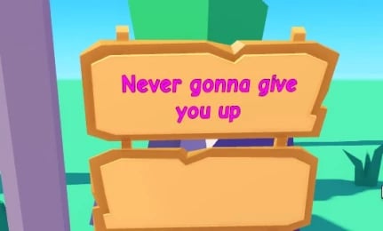 Preview of PLS DONATE | Rainbow Rickroll Booth