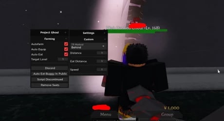 Preview of Project Ghoul GUI | Autofarm, Auto Eat  & MORE!