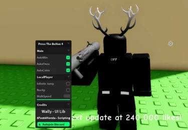 Preview of Don't Press The Button 4 GUI | Auto win, auto coins