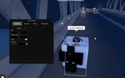 Preview of Anarchy GUI | HITBOX EXPANDER, ESP & MORE