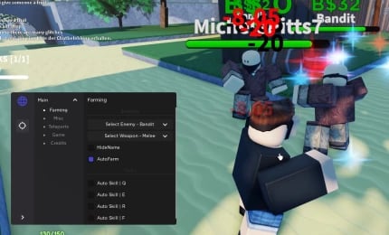 Preview of A One Piece Game GUI | Fruit Sniper, Auto Farm & MORE!