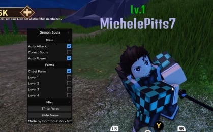 Preview of Demon Soul GUI | Collect Souls, Chest Farm, Mob farm & MORE!
