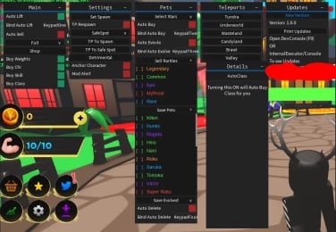 Preview of Anime Lifting Simulator GUI | Auto Lift, Auto Buy, Auto Pets & MORE!