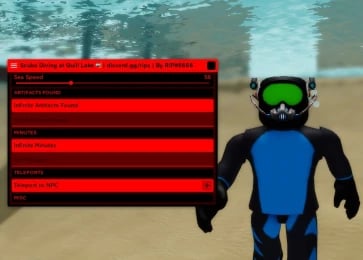 Preview of Scuba Diving at Quill Lake GUI | Infinite Cash, Infinite Stamina and more!
