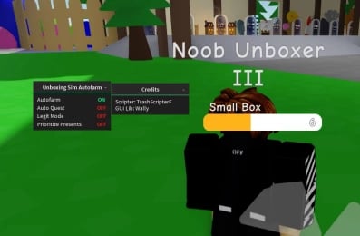 Preview of Unboxing Simulator GUI | Autofarm & Auto Quest