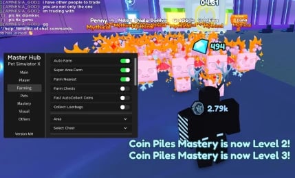 Preview of MasterHub V4 | Insane Pet Simulator X Script & More Games