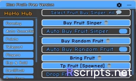 Preview of NEW Blox Fruits Script | Fruit Sniper, Auto Raid & MORE!