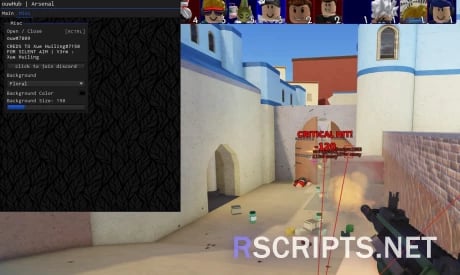 Preview of Arsenal Script GUI | Silent Aimbot, ESP & MORE!