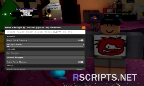 Preview of Raise A Bloppa GUI | Infinite Hunger, Auto Feed & MORE!