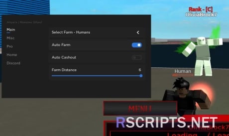 Preview of Monster Ghoul Script | Autofarm, infinite stats & MORE!