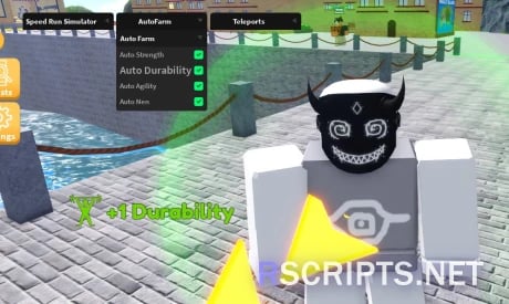 Preview of Nen Fighting Simulator Script GUI | Auto Strength, Auto Durability & MORE!