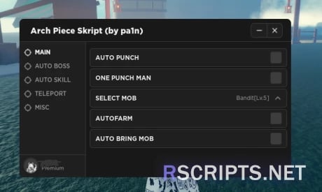Preview of Arch Piece | GUI