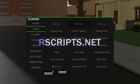 Preview of Da Hood | Zapped GUI
