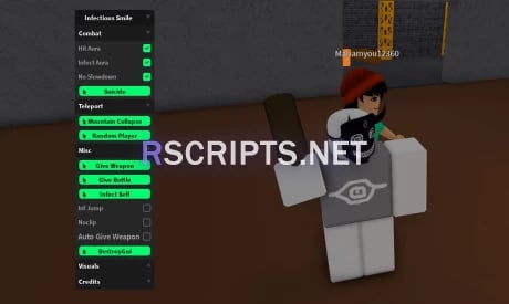 Preview of Infectious Smile GUI | Hit Aura, Infect Aura & MORE
