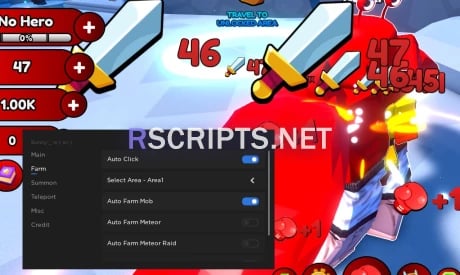 Preview of One Punch Fighters Script Gui | Auto Farm, Auto Meteor & MORE