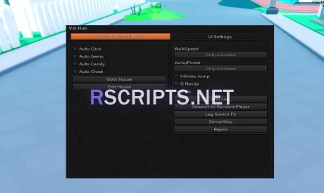 Preview of YouTube Simulator X Script Gui | AutoCandy, AutoClick, More!