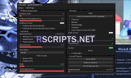 Preview of New A Universal Time Script Gui | Hitbox, Esp, More!