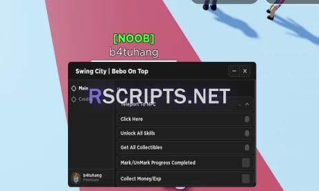 Preview of Swing City Script | Unlock All Skills, Farm Money, Exp FAST