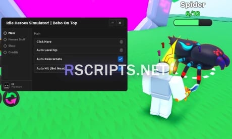 Preview of Idle Heroes Simulator Script | Auto Hit, Auto Level Up And More